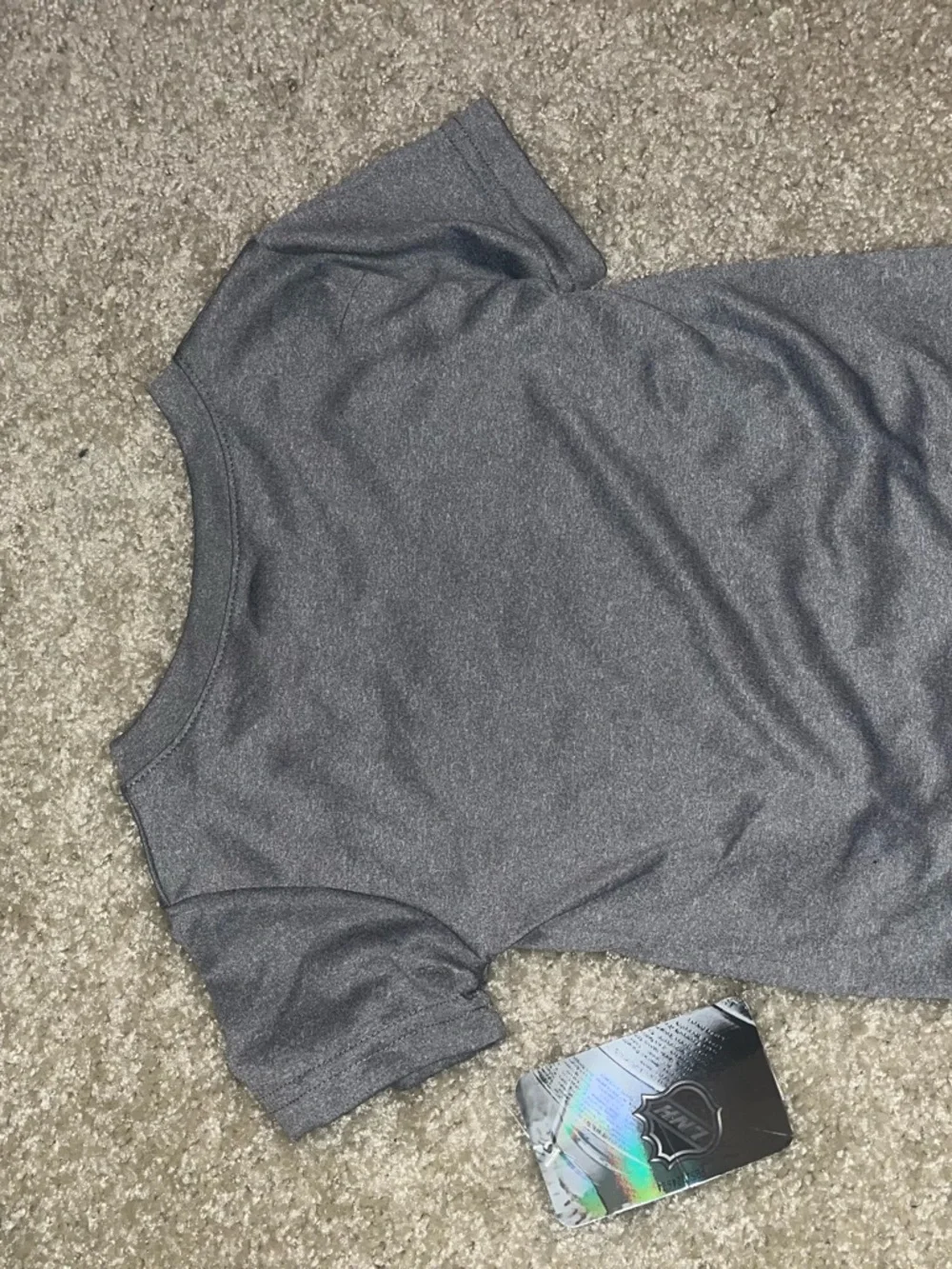 NHL New York Islanders Gray Tee with Blue & Orange Logo